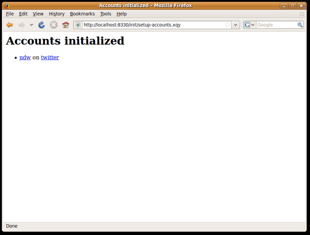 Configure your accounts