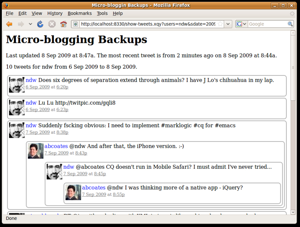 Message threading