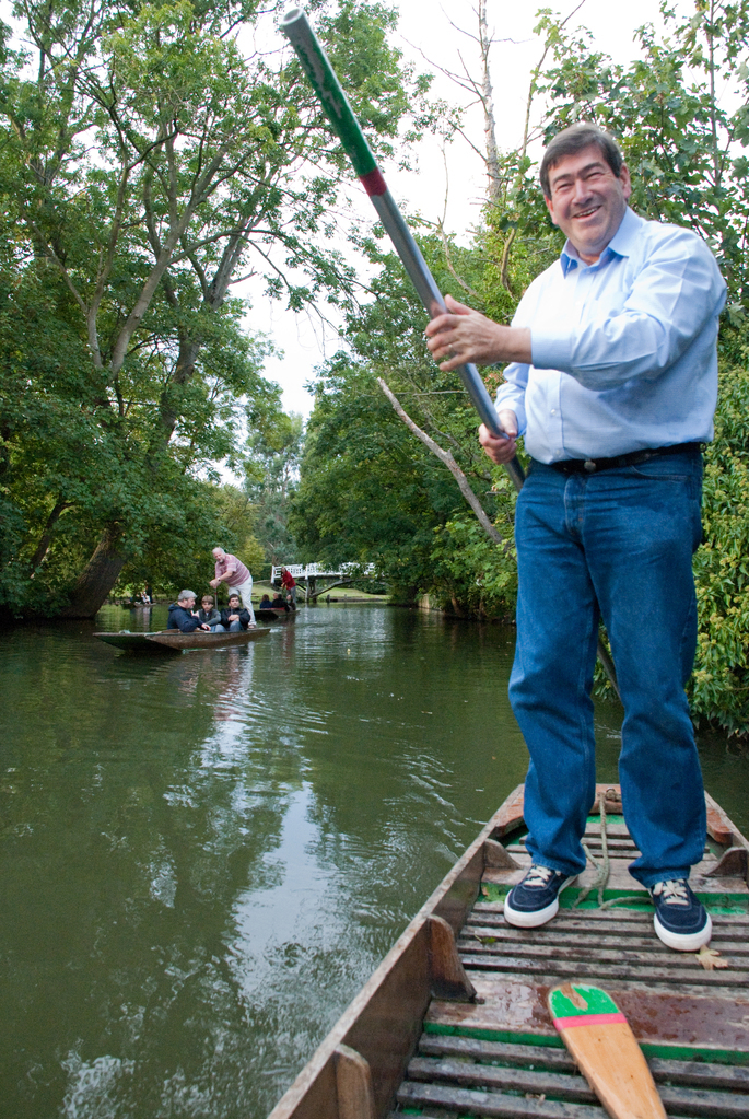 Peter punting Peter punting