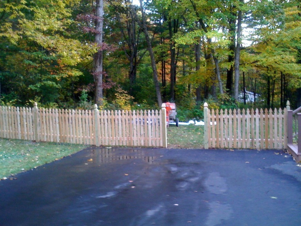 New fence