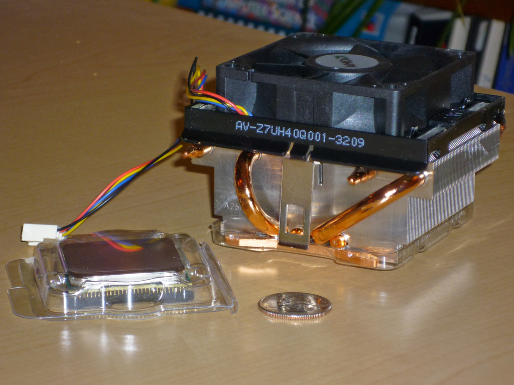 Cooling apparatus for the CPU