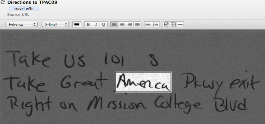 Evernote search