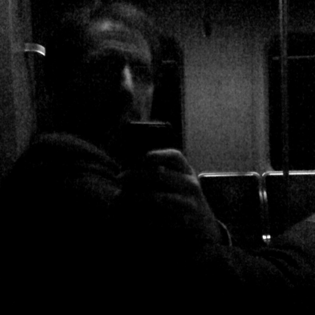 Subway self portrait