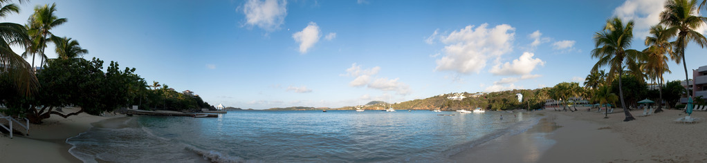 Secret Harbour beach panorama