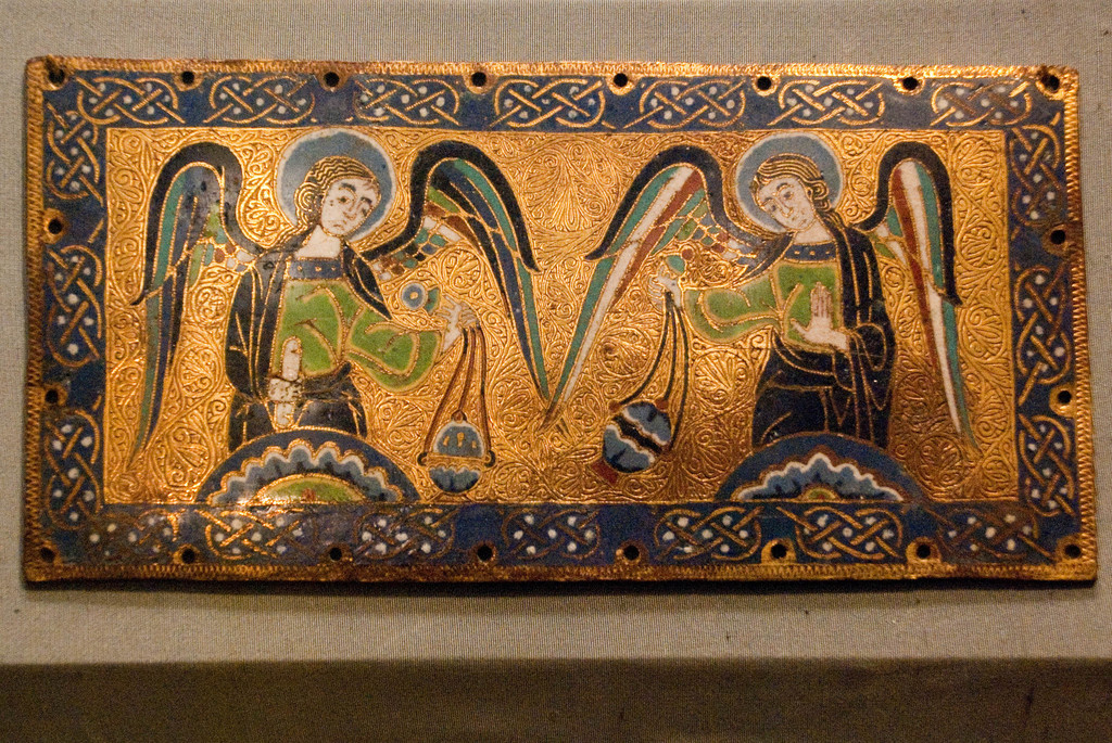 Enamel on gold Enamel on gold