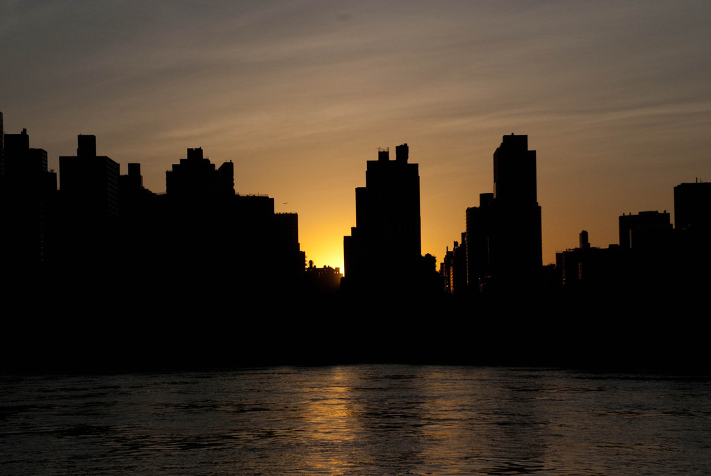 New York sunset New York sunset