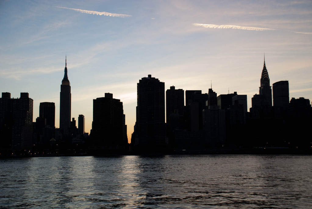 New York sunset New York sunset