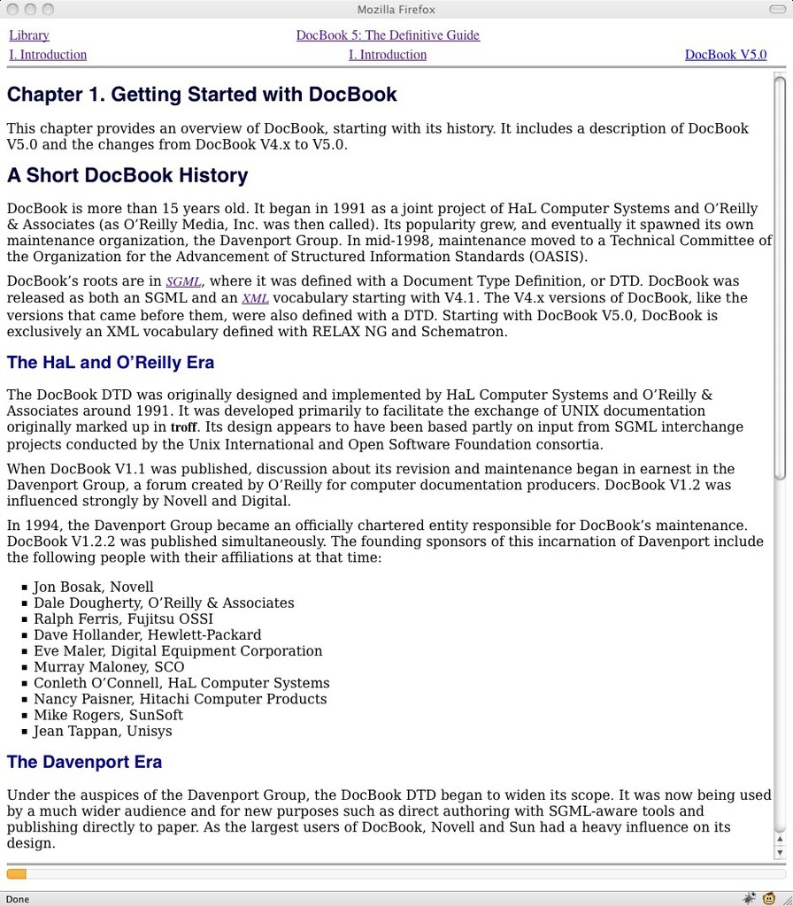 Getting Started with DocBook in ePUB