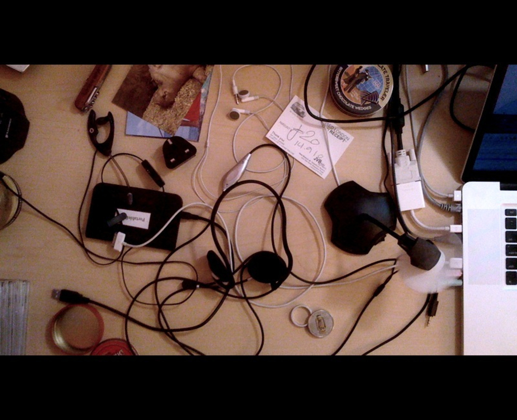 Desk chaos