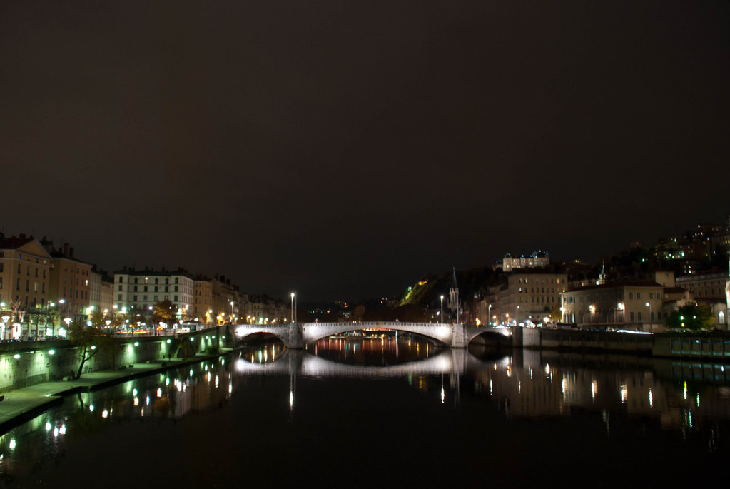 View down the Rhône