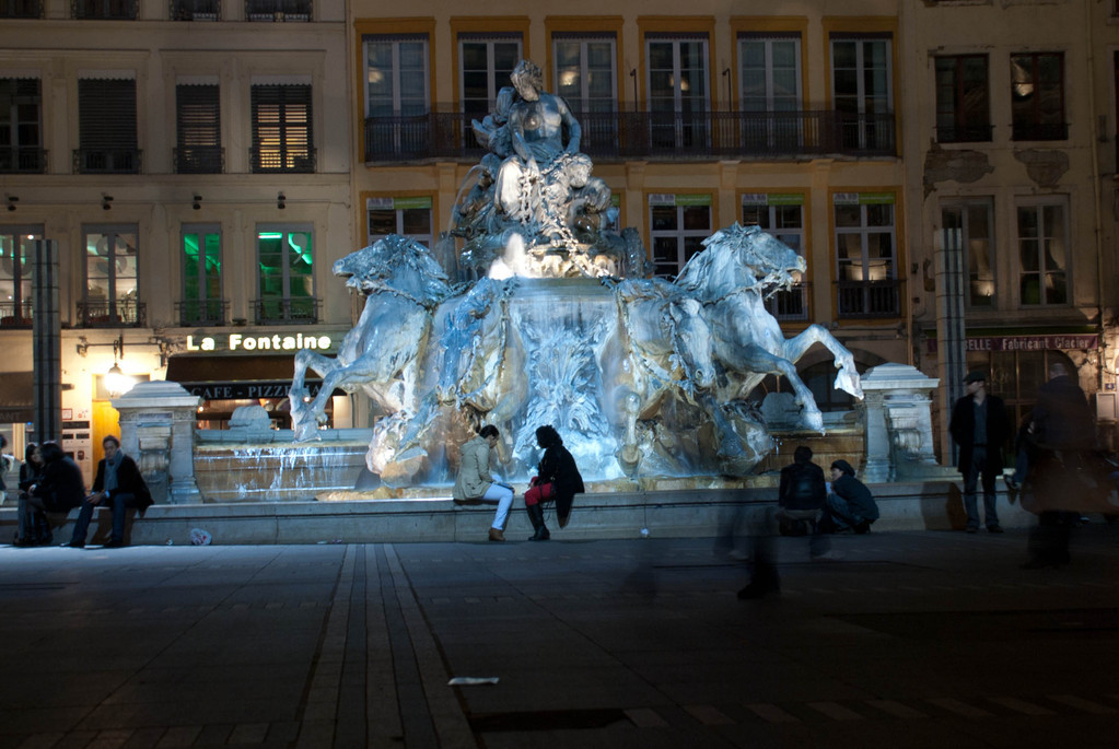 Bartholdi Fountain at the place des Terreaux
