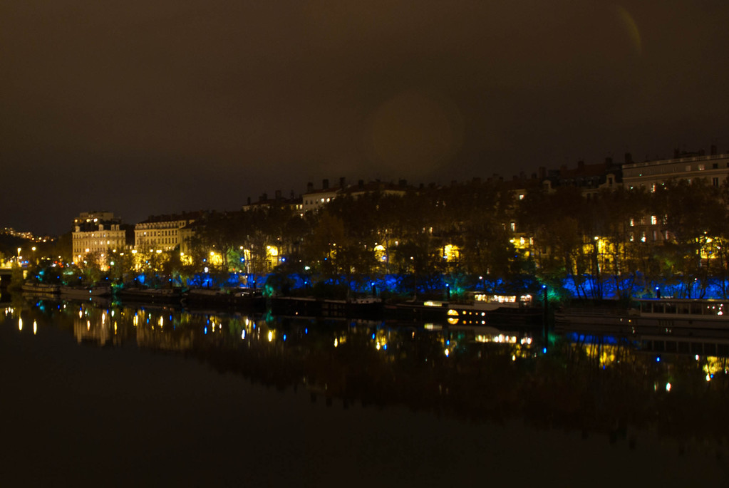 Blue lights