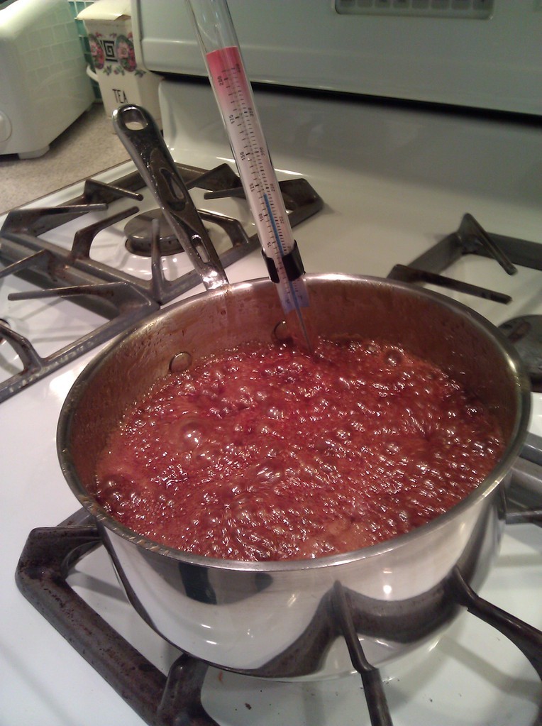 Treacle taffy in the making