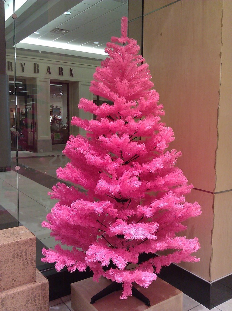 Holy pink Christmas trees!