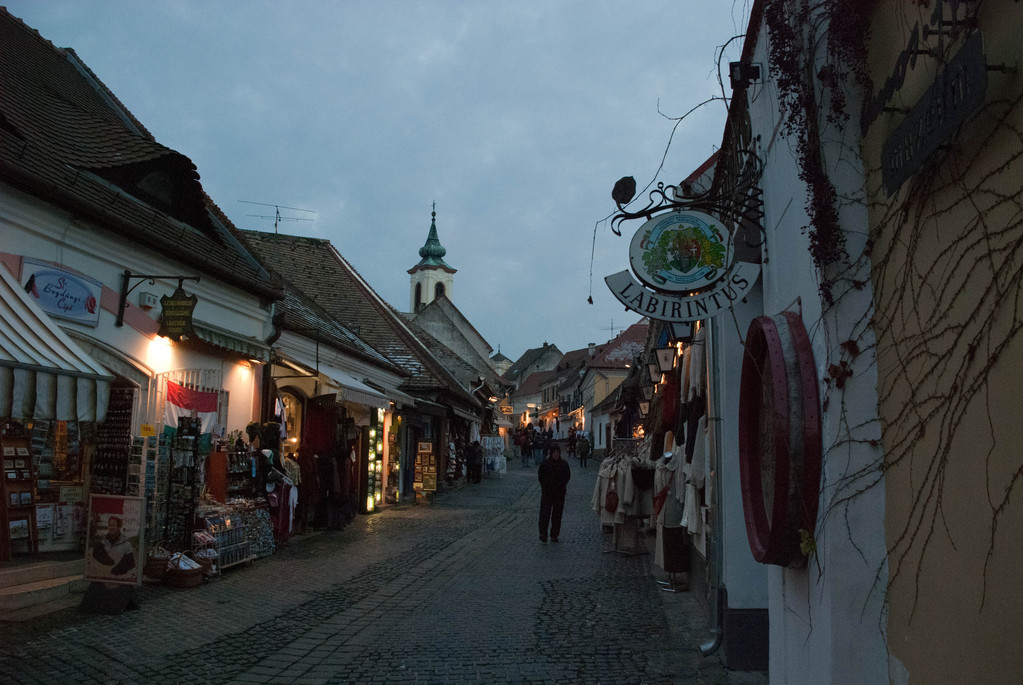 Szentendre at dusk