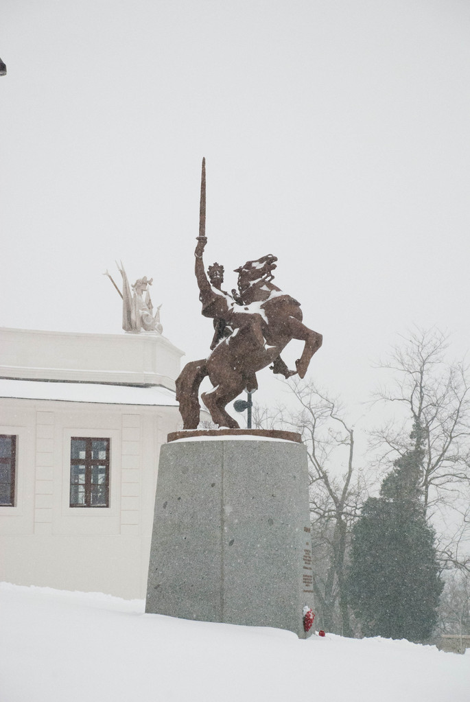Statue at Bratislava Castle