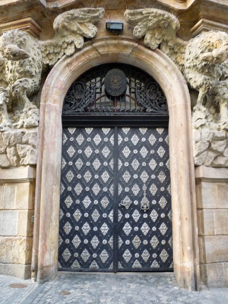 Silver door