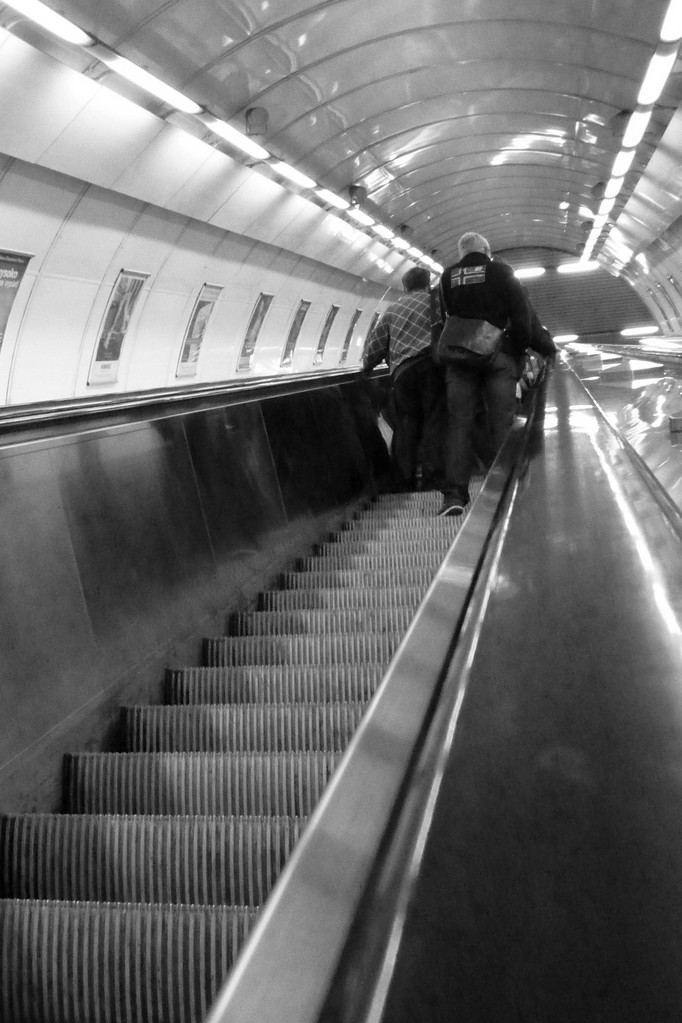 Up escalator