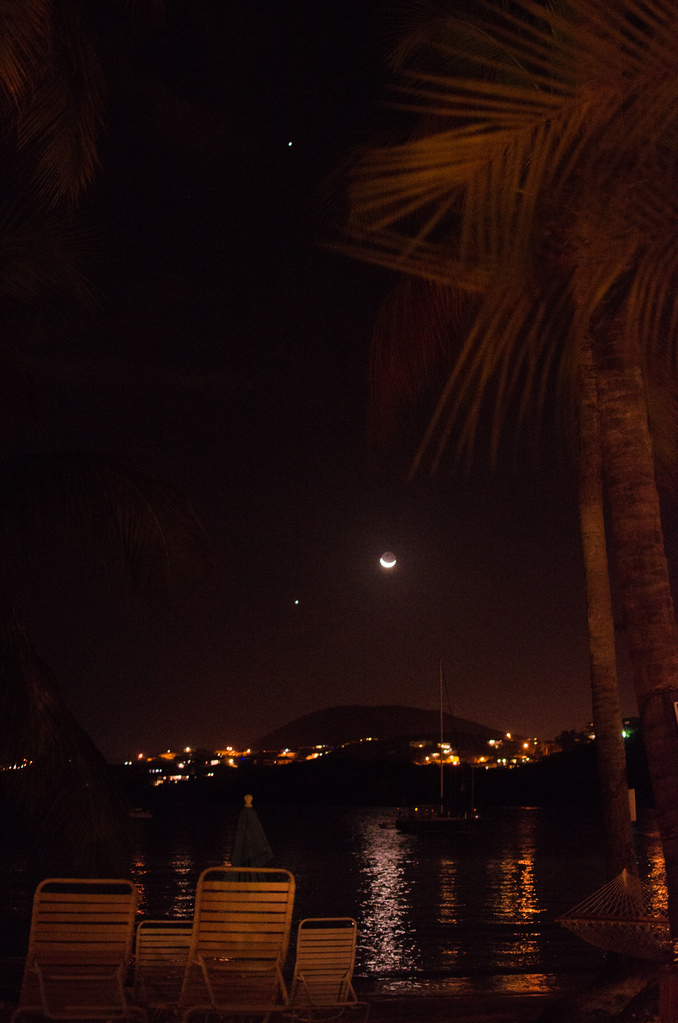 The Moon, Jupiter, and Venus