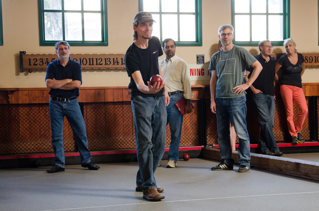 MarkLogic Engineering plays Bocce MarkLogic Engineering plays Bocce