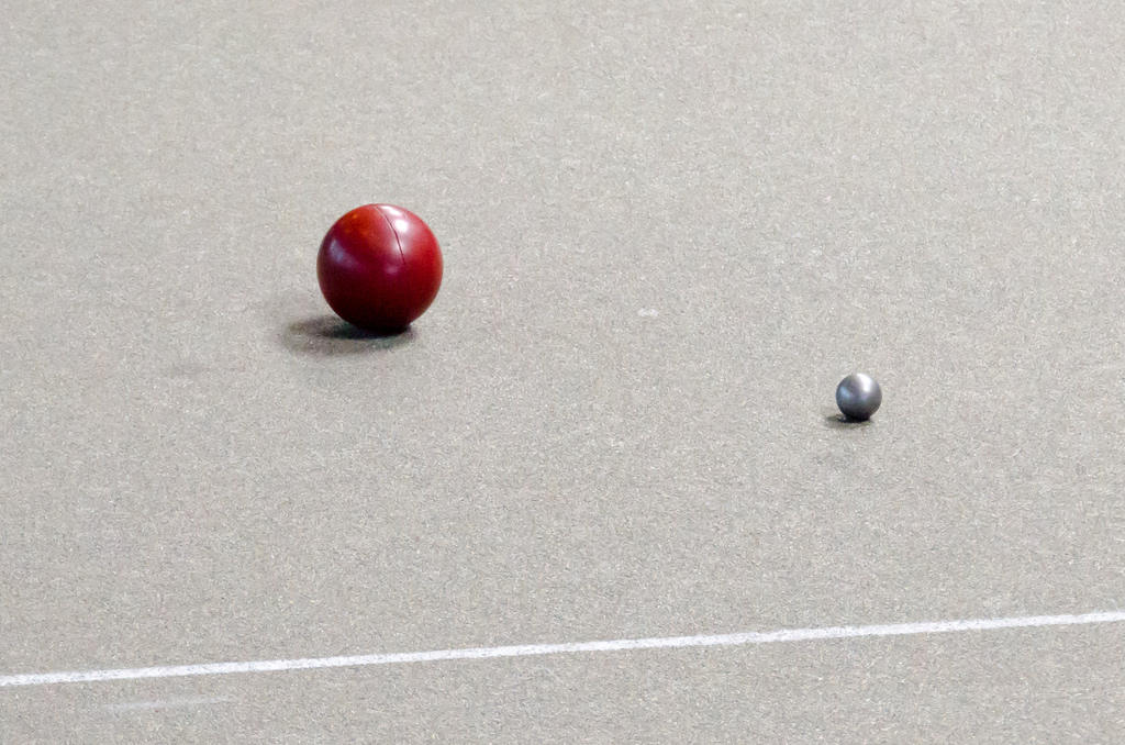 MarkLogic Engineering plays Bocce