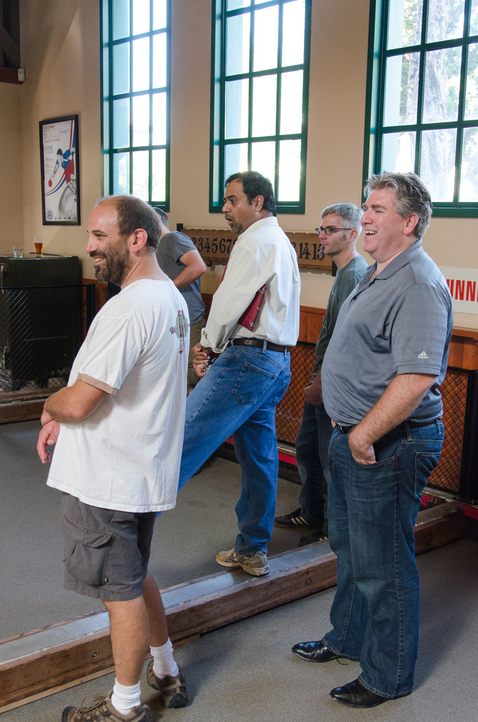 MarkLogic Engineering plays Bocce