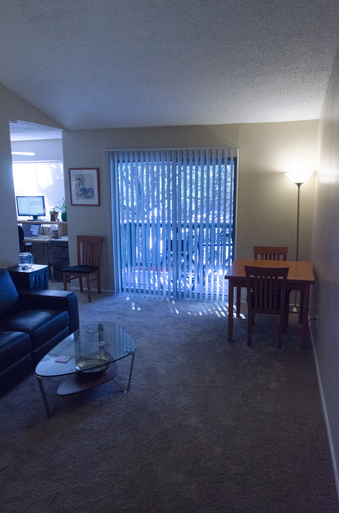 Living room from entry door