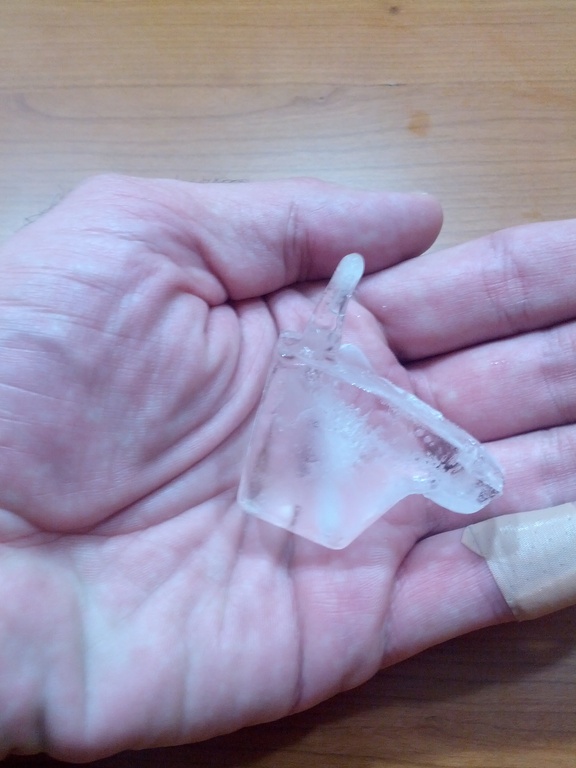 Anti-gravity ice?