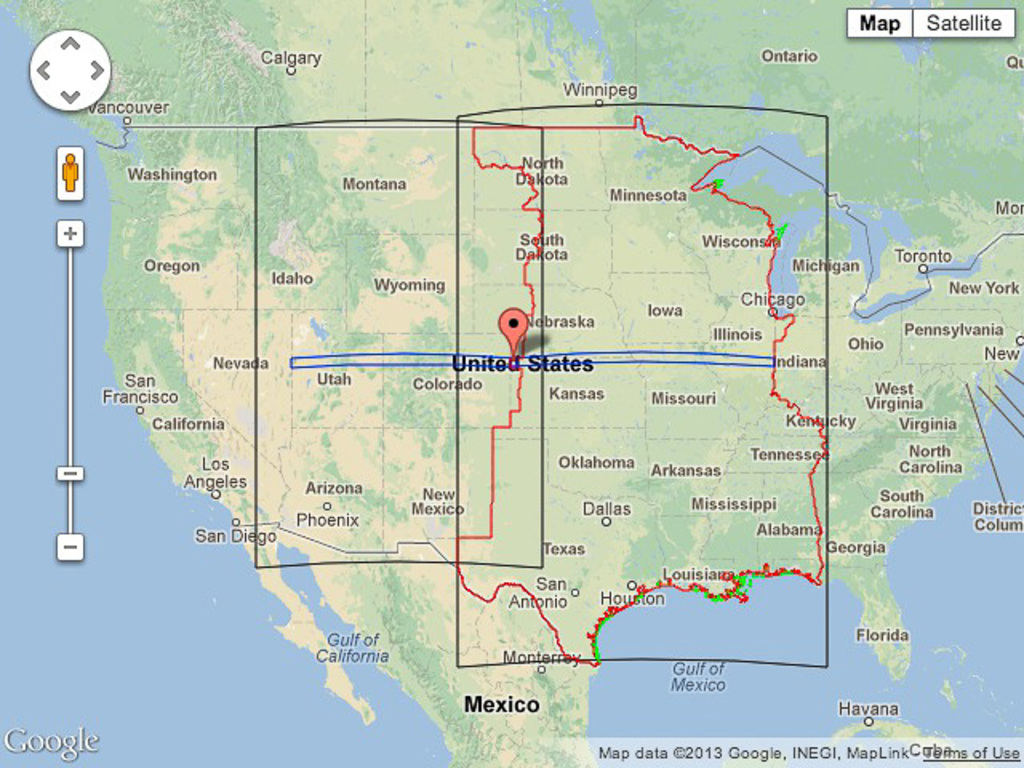 Overlapping timezone bounding boxes