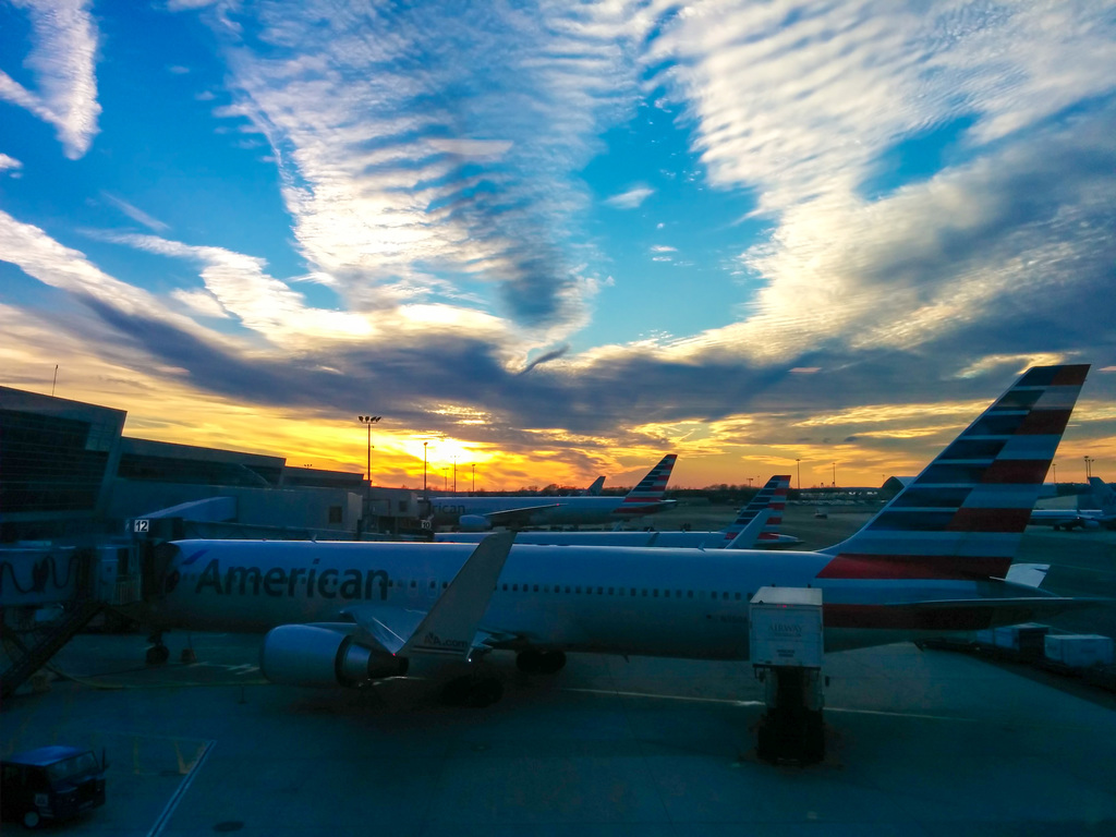 Sunset at JFK
