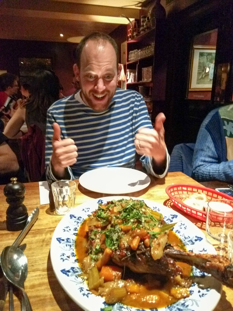 Lamb shoulder for four!