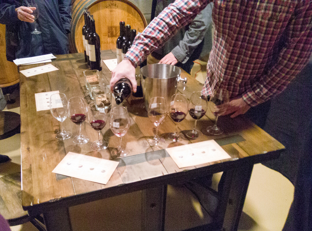 Wine tasting