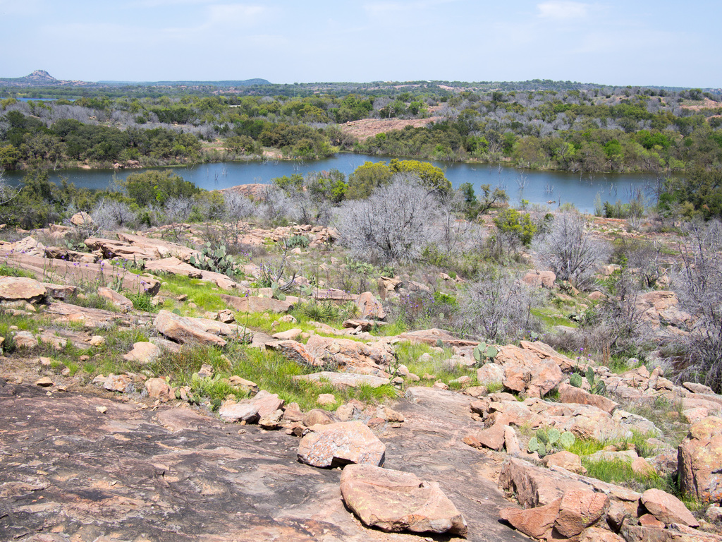 Hiking at Inks Lake State Park