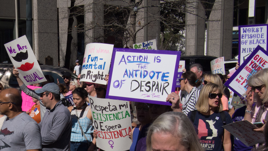 Action is the antidote of despair