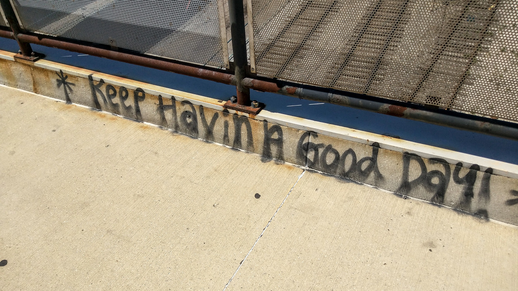 Keep doing what the signs say