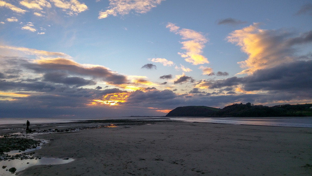 Ferryside beach