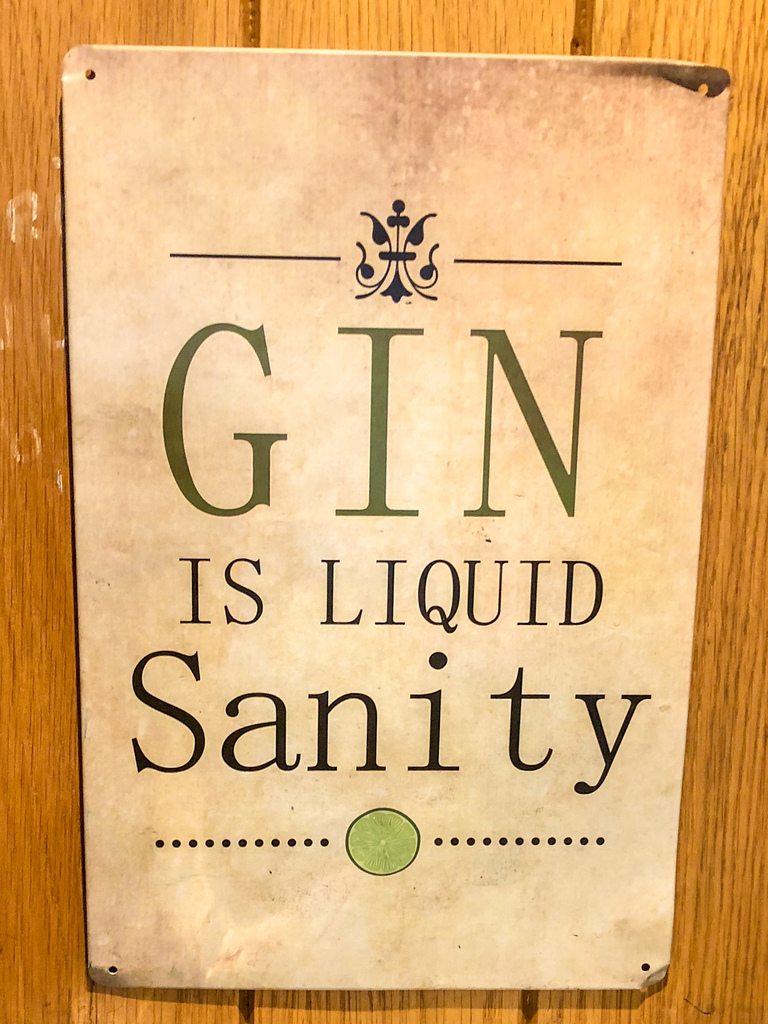 Gin is liquid sanity