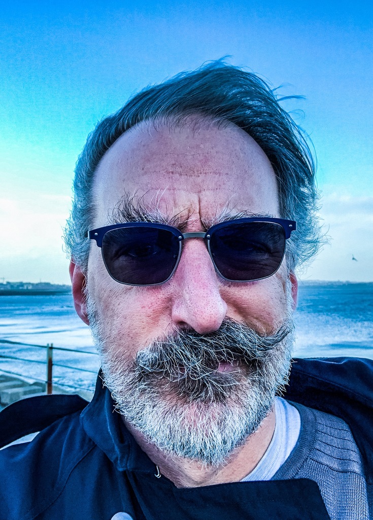 Mutton Island selfie