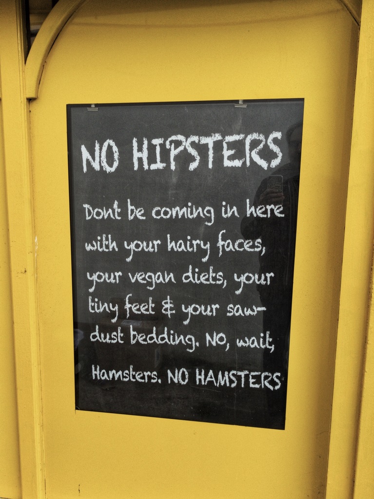 No hipsters