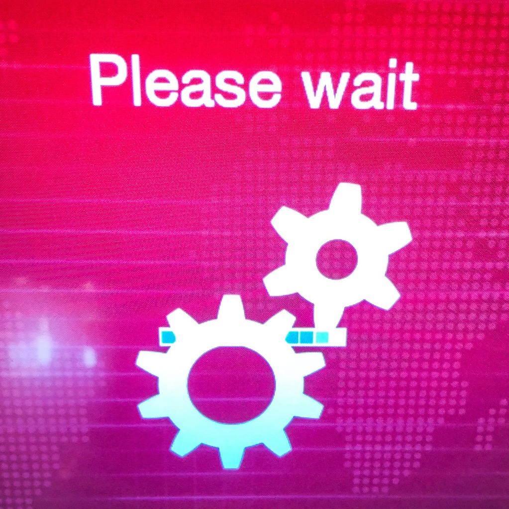 Please wait