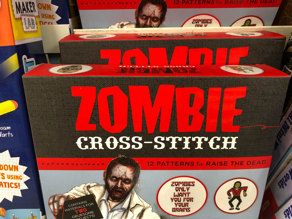 Zombie cross-stitch