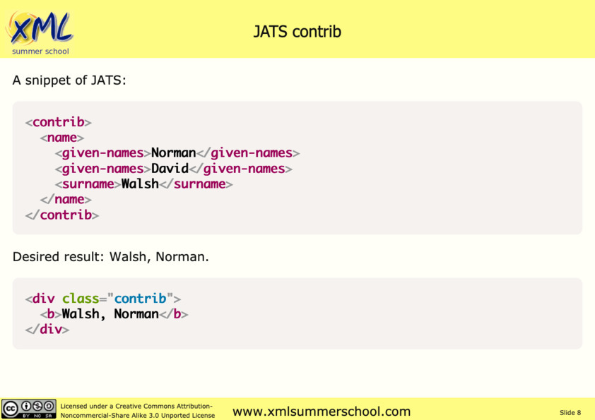HTML Output