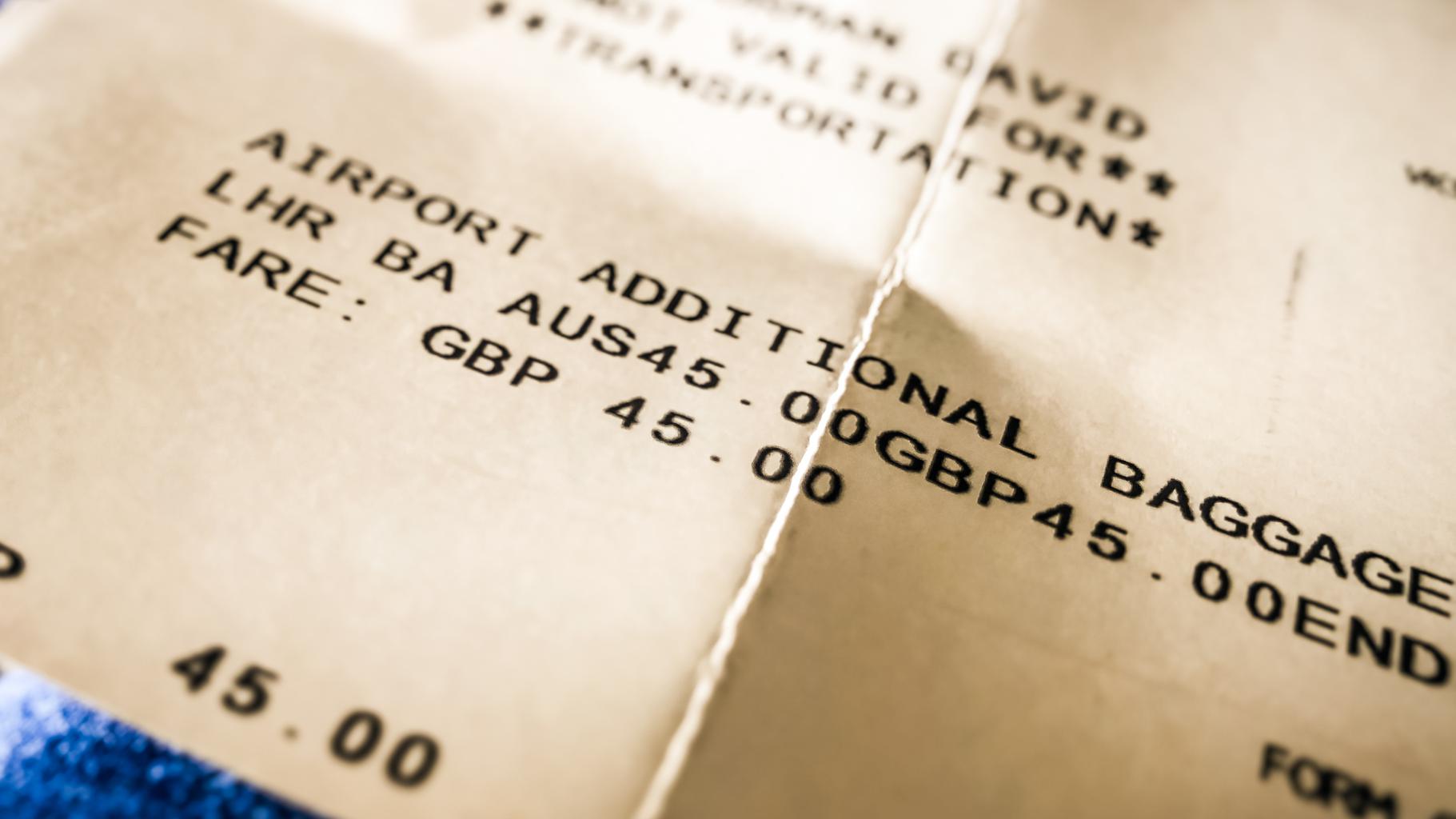 Additional baggage fee