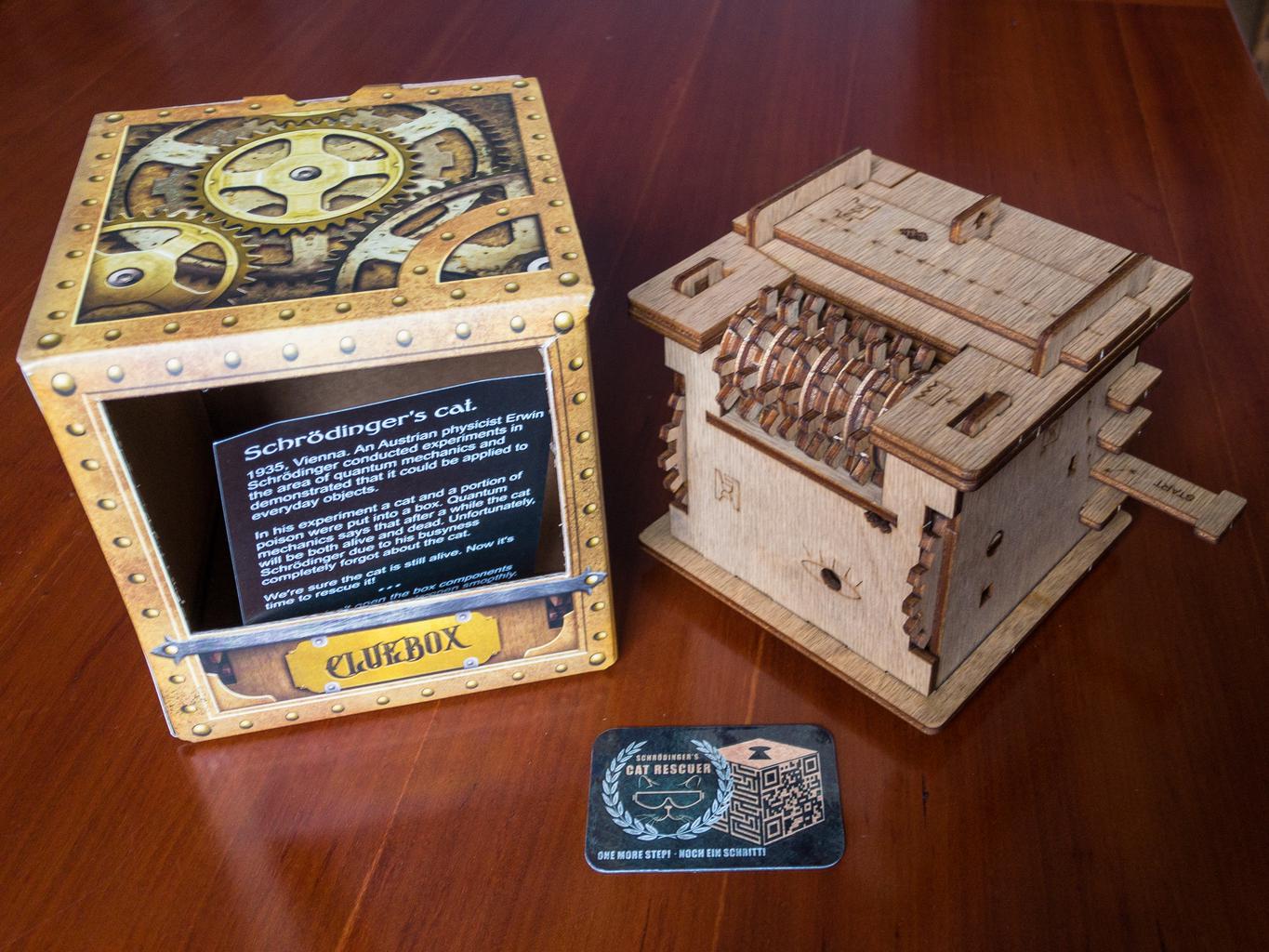 Schrödinger's cat cluebox