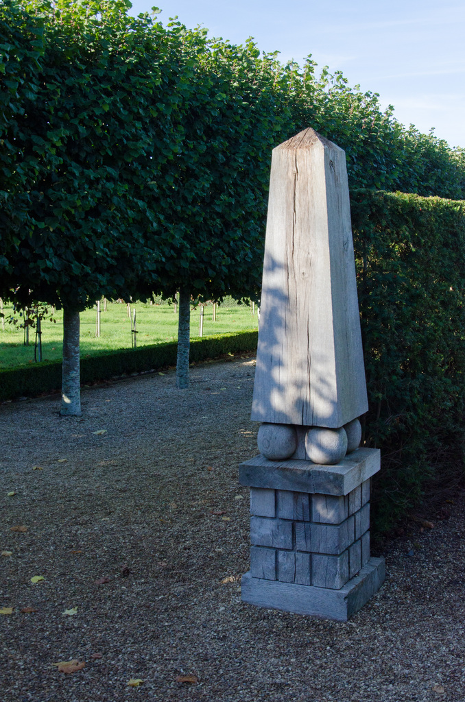 Wooden garden obelisk Wooden garden obelisk